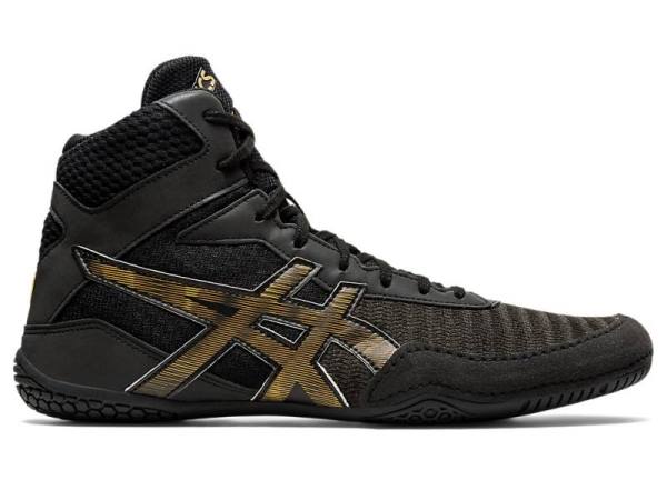 Asics Worstelschoenen Heren, MATCONTROL Zwart/Goud/Bruin - Asics Store Brussels | B0682379-KN